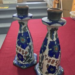 Set Of 2 Candle Holders.