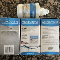 (3) Water Sentinel Refrigerator Replacement Filters