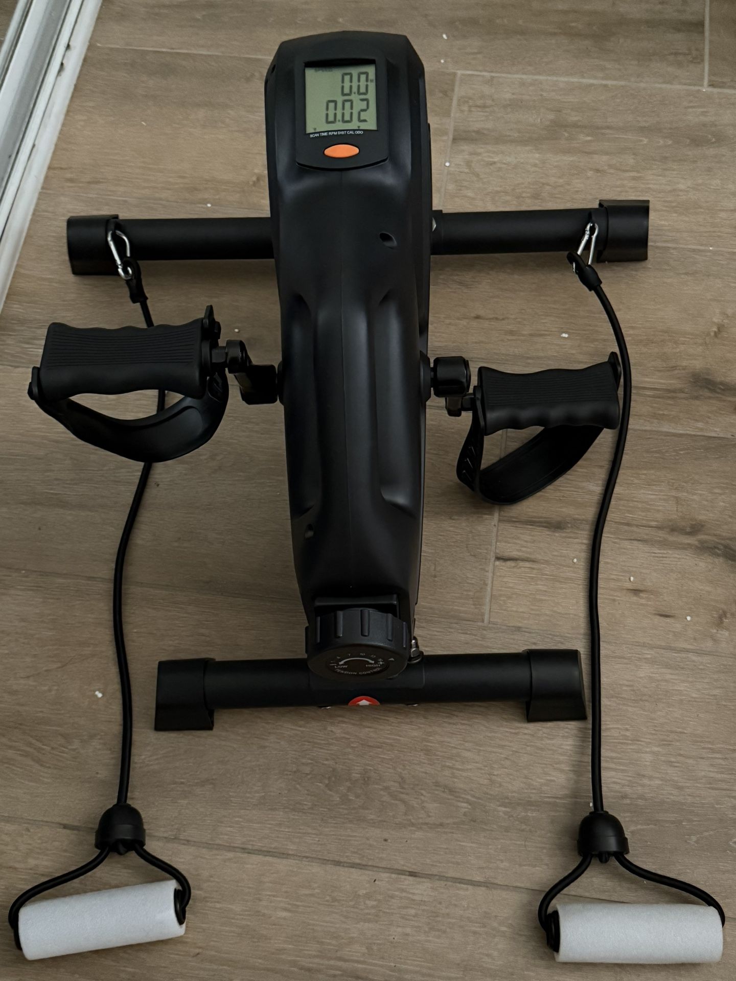 Under Desk Bike Pedal Exerciser - Magnetic Mini Exercise Bike for Arm/Leg Exercise, BRAND NEW, BUILT AND READY TO GO