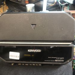Kenwood 2 Channel 500 Watts Amplifier 