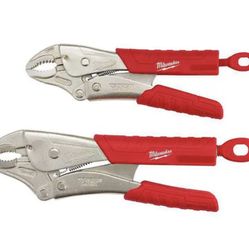 Milwaukee Torque Lock Curved Jaw Locking Pliers Set (2-Piece