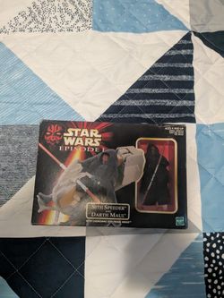 Star Wars Episode 1 Sith Speeder And Darth Maul