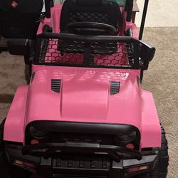 Pink Toy Jeep