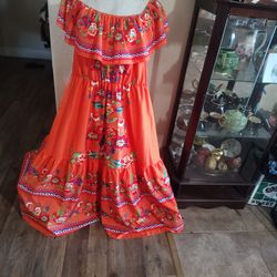 Mexican dress beautiful colors