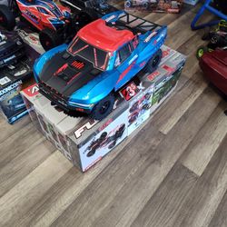 RC monster Truck brushless electric rear wheel drive 50 mph ARRMA fury brand new in a box including remote