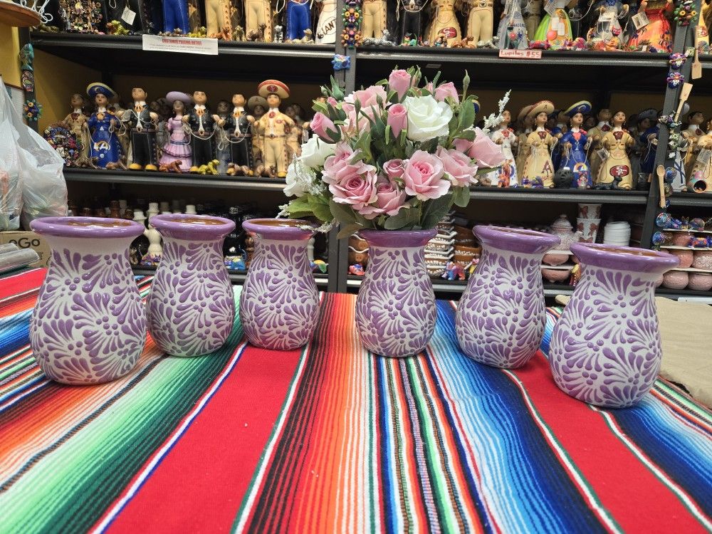 π₯ Talavera Small Flower Vases 6x $100 ππ₯