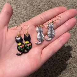 Cat earrings