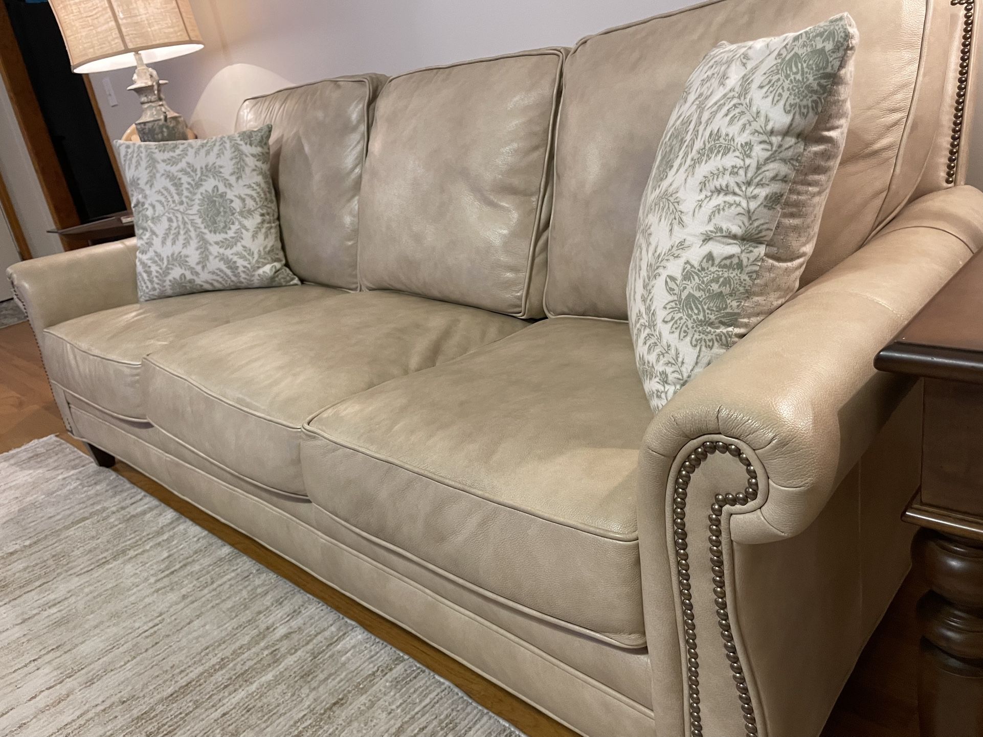 Bradington-Young Leather Sofa