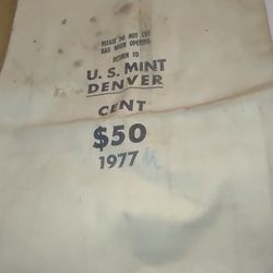 1977 U.S. MINT BAG $15.00