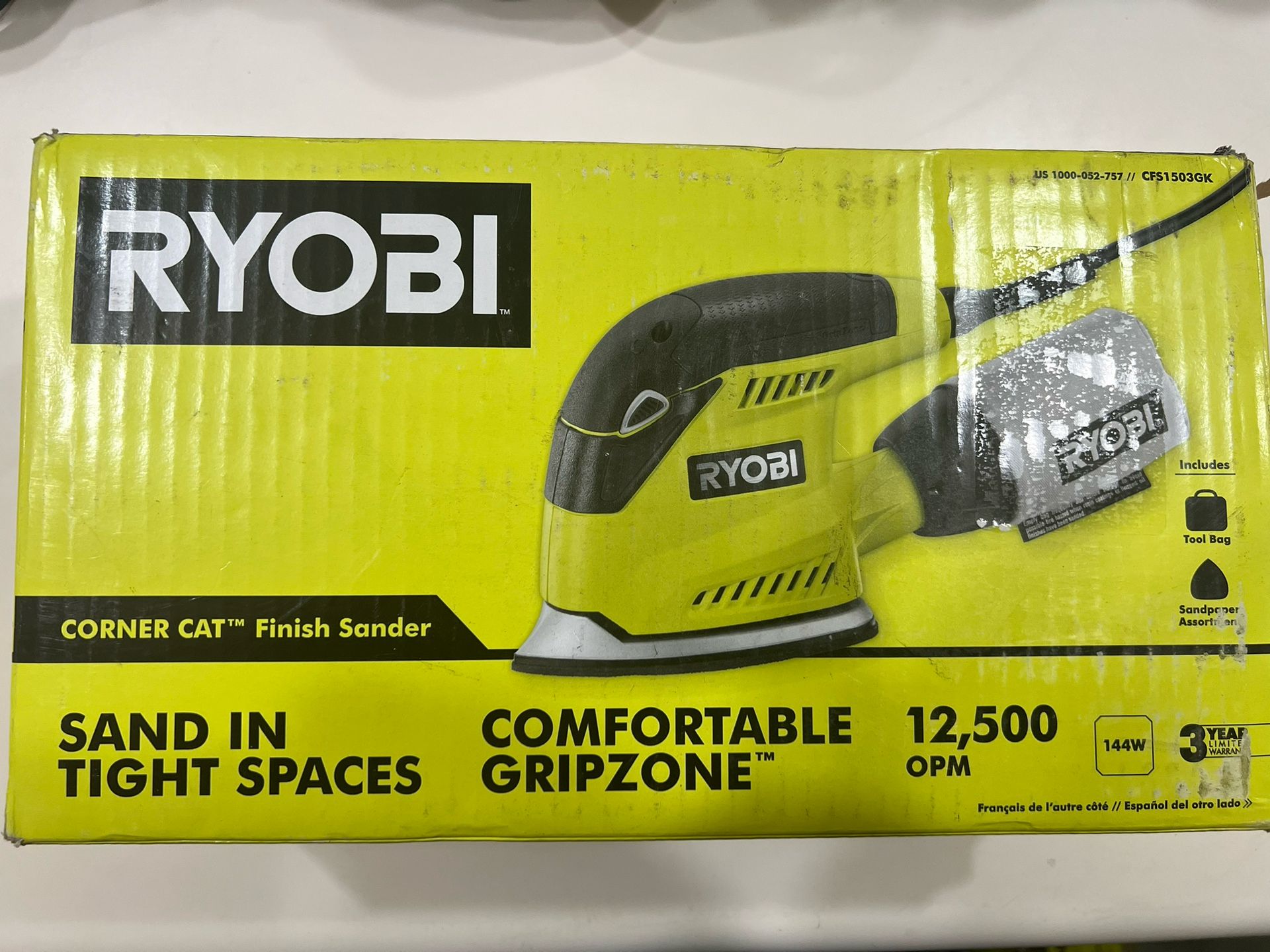 Ryobi Corner Cat Finish Sander