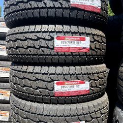 265/70/18 New Tires #4 Landspider Mount & Balance // 4 llantas nuevas todo terreno Instaladas Y Balanceadas