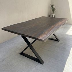 Live edge dining table