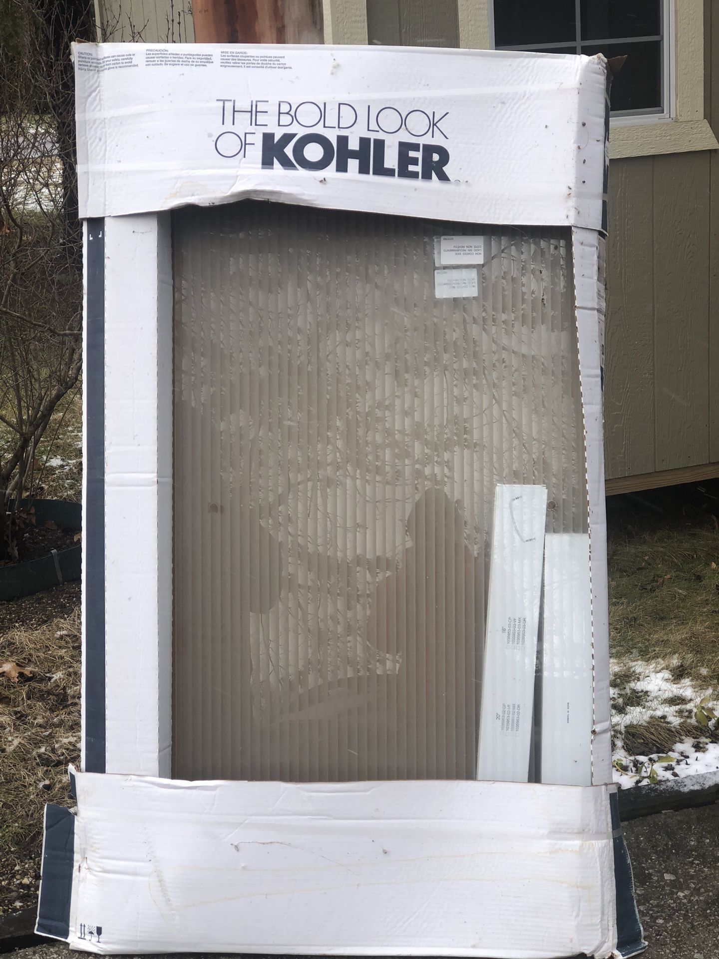 Brand New In Box Kohler Fluence Frameless Bypass Shower Door