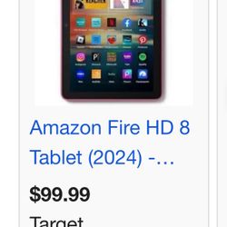 Amazon Tablet Fire HD 8 Pink 