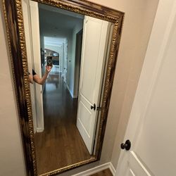 Gorgeous Gold Full Length Mirror