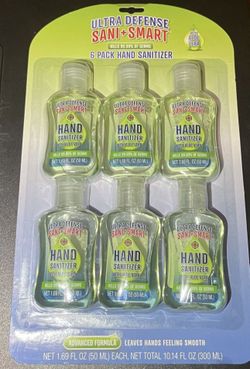 6 Pack Hand Sanitizer 💵  Desinfectante para Manos Paquete de 6 