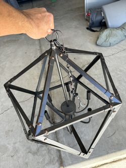 Geometric Hanging Light Fixture