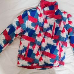 Vibrant Kids Snow Jacket – Size 12 – Warm & Water-Resistant!