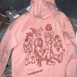 Pink Oversized Hoodie