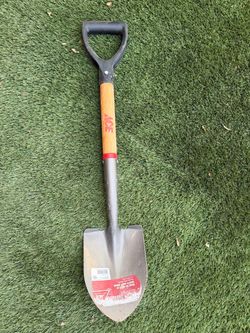 Ace Little Pal 27 in. Steel Round Utility Shovel Wood Handle