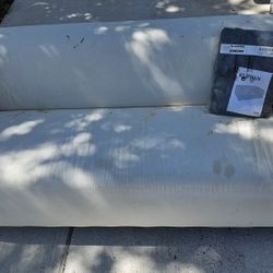 Ikea Sofa with Casters and New Cover