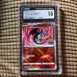 Radiant Charizard Pokemon Card CGC 10