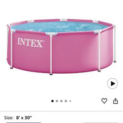 Intex 8 Foot Circular Pool $40