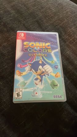 Sonic colors ultimate Nintendo switch game Sonic colors ultimate Nintendo switch game