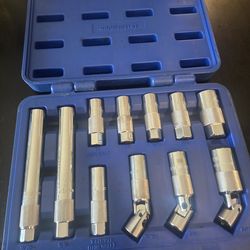 Blue power...spark plug socket set