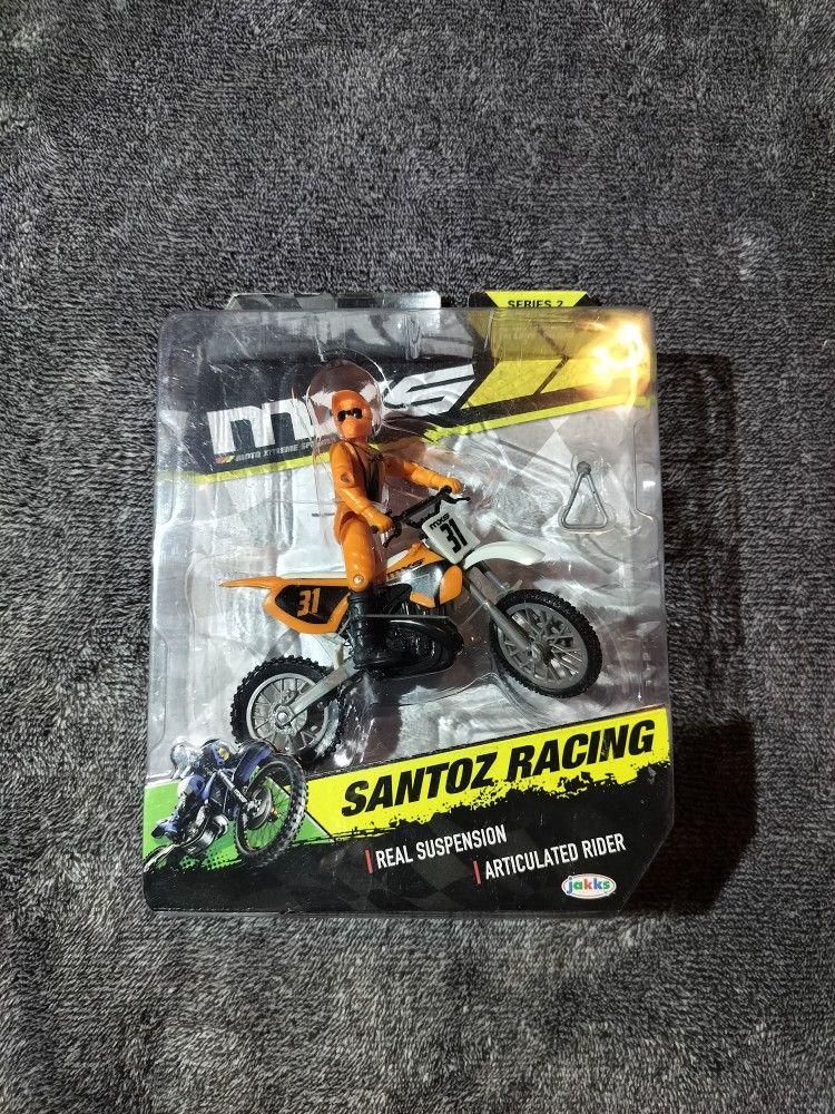 MXS 'Santos Racing' Toy Motor Cross Collectables,Dirt Bikes, Hot Wheels , Homies