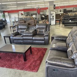 Double Reclining Sofa And Love Seat Combo On Sale Now! 