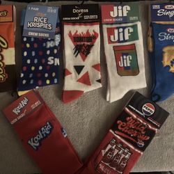 Brand New Fun & Cool Men’s Adult CREW SOCKS Fit’s 6 / 12 Shoes Size