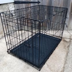 Medium Metal Folding Dog Cage 