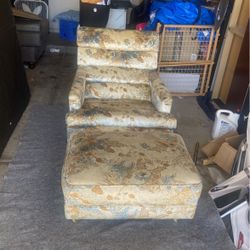 Chair & ottoman