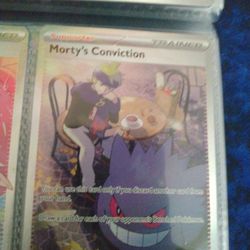 Mint Condition Morty's Conviction Holo 