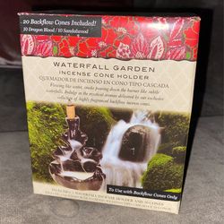 Waterfall Garden Incense Come Holder