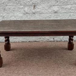 Rustic Ironwood Formal Dining Room Table