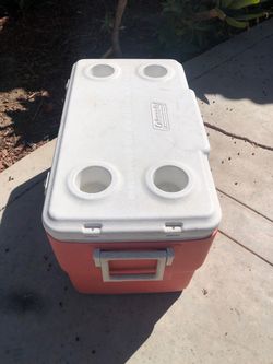 Coleman Cooler with Cup Holders
