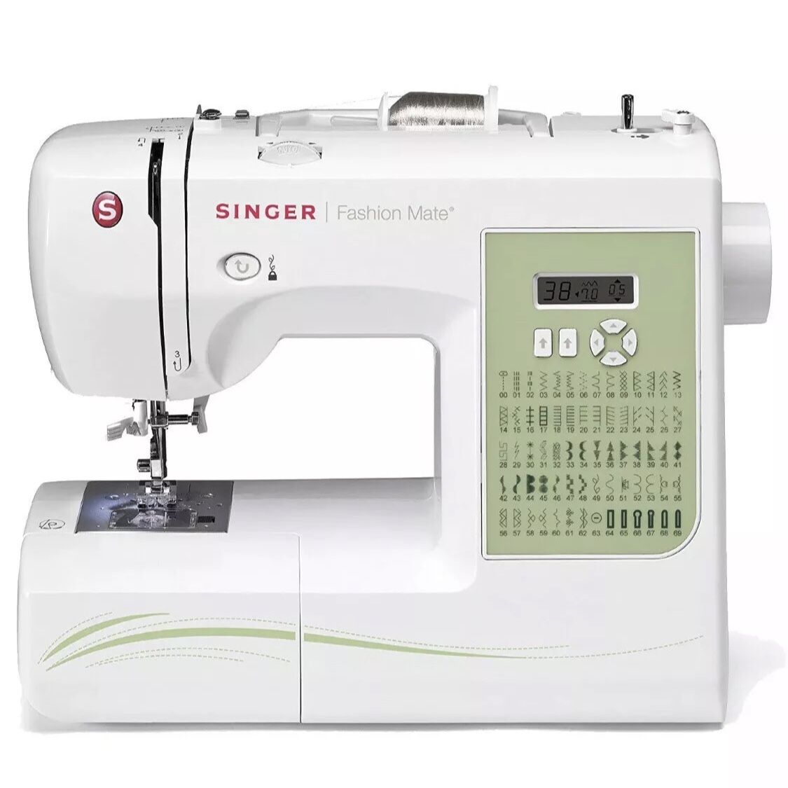 NWT Singer 7256 70-Stitch Fashion Mate Free-Arm Electronic Sewing Machine