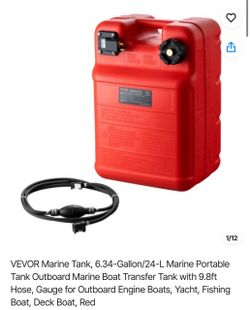 VEVOR 6.34-Gallon Portable Marine Fuel Tank
