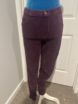 Plum Corduroy Skinny Pants Stretch Jeggings Size Medium  