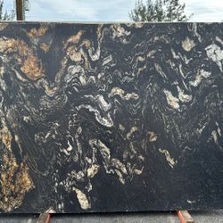 GRANITE SLABS TITANIUM GOLD 2CM FOR KITCHEN COUNTERTOPS 