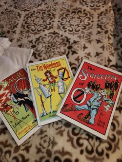 Tin Woodman of Oz, Magic of Oz, Scarecrow of Oz books by L Frank  Baum
