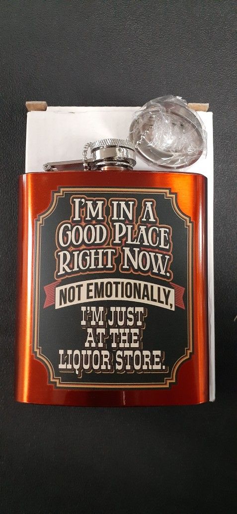NEW! 7oz FLASK 🥃🍾