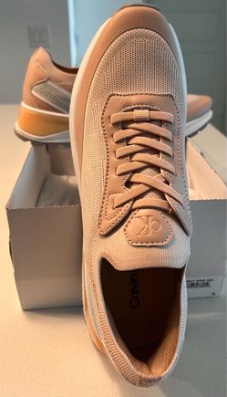 Calvin Klein Pink Lace-Up Sneakers