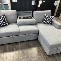 Beautiful Sofa Bed With Storage Read Description 