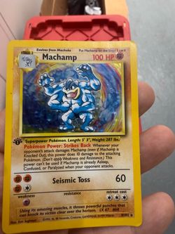Pokémon trading card Machamp