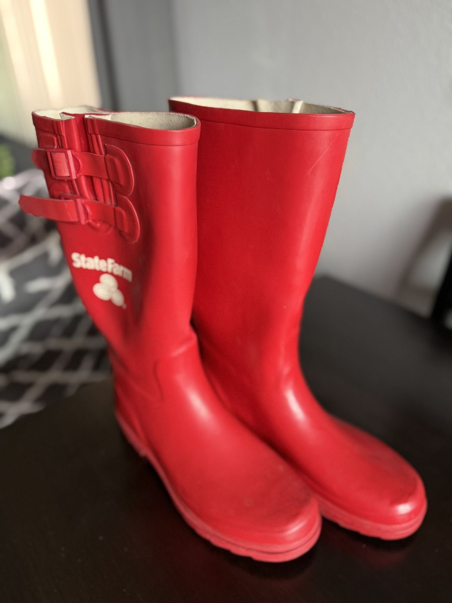 Red Rain boots