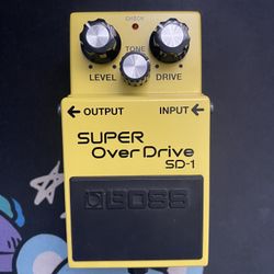 Boss Super Over Drive Pedal