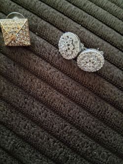 Stud Earrings Set of Two Pairs